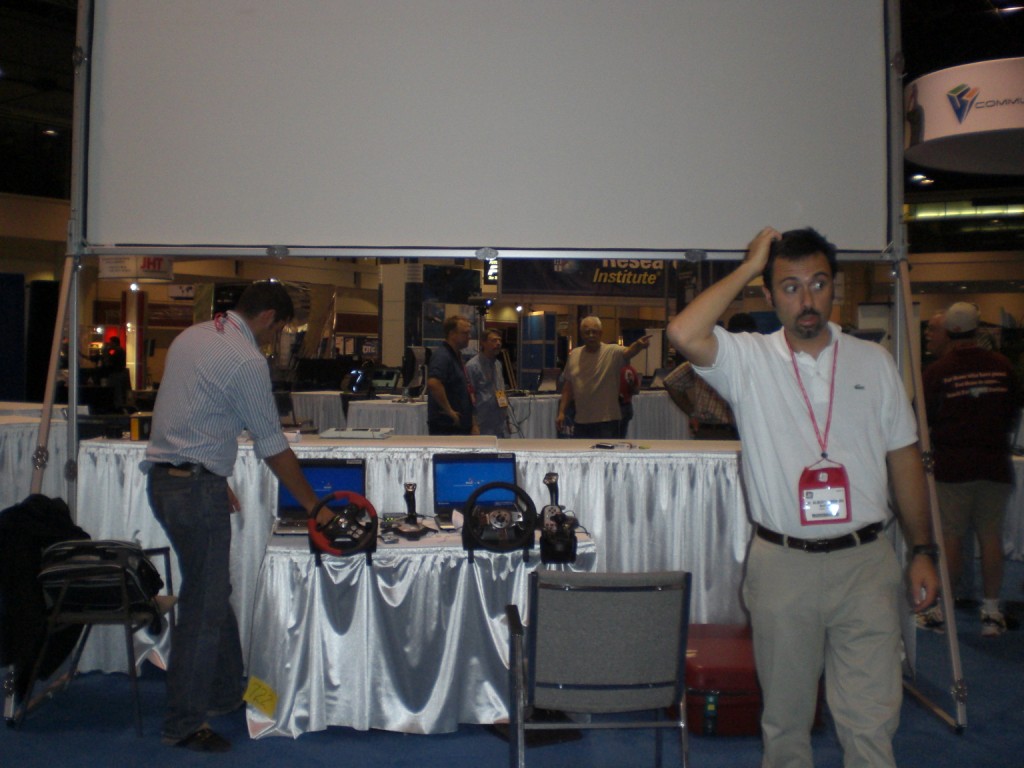 	I/ITSEC 2007, Simulation Team Genoa At NASA Booth	