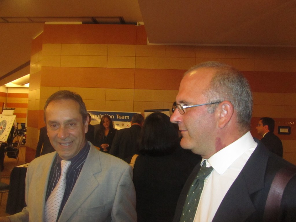 	I3M2011 - Prof.Sergio Junco (IMAACA2011 General Chair) and Prof.Stefano Saetta (MISS Perugia Director)	