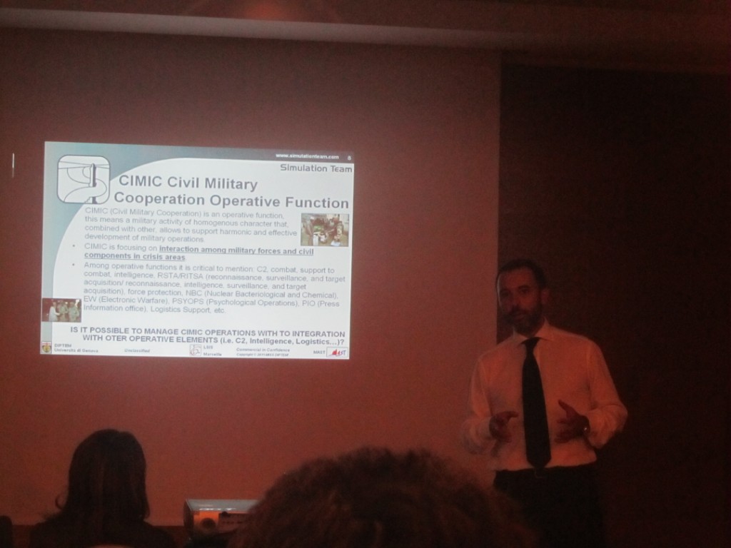 	I3M2011 - Dr.Alberto Tremori Presenting IA-CGF and CIMIC / PSYOPS Simulation	