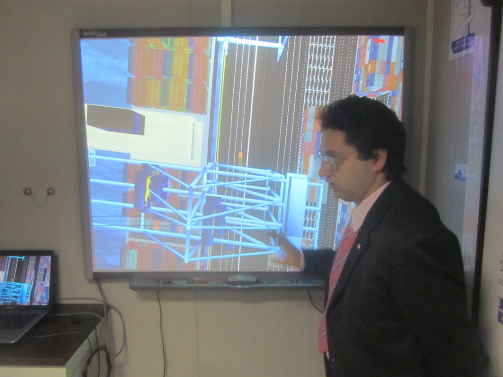 	Port Cranes and Port Terminal Simulation Experience at Mobile Simulator ST_VP (Real Time Interopeable Distributed Simulation) in Savona Campus, Italy	