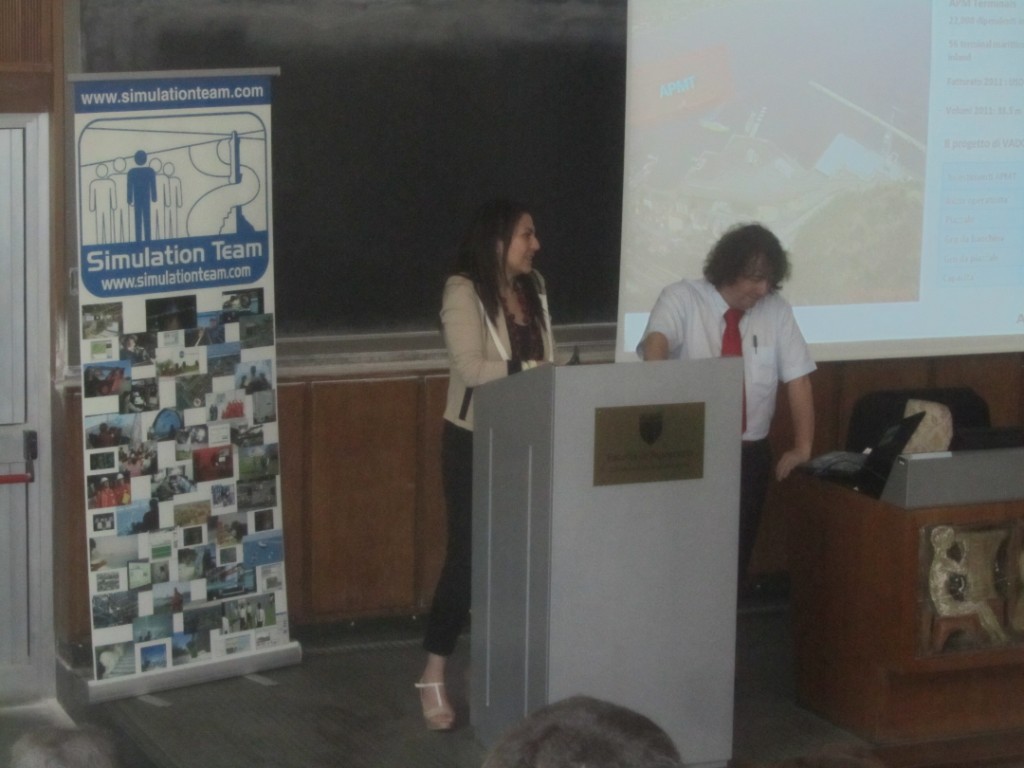 	Dott.ssa Elisabetta Tiziano, APM Terminals & Prof.Agostino Bruzzone Universita' di Genova	