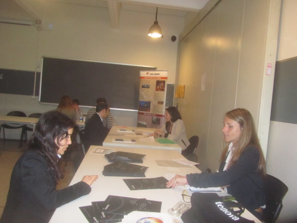 	Campus Interviews with Companies organized by Engineering Faculty in Genoa University	