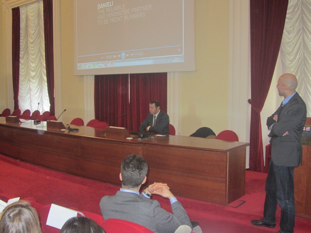 	Ing.Laviosa, Danieli Centro Combustion, Industrial Sponsor of MIPET Master Program of Genoa University 	