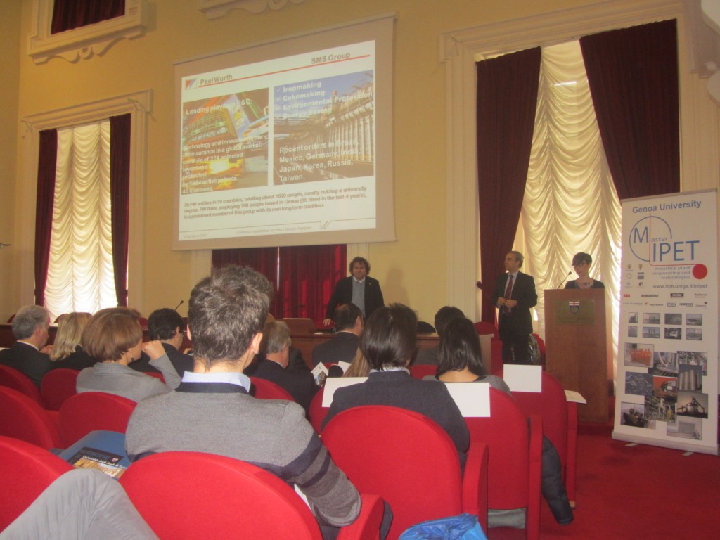 	Prof.Bruzzone, Simulation Team, MITIM DIME, Genoa University - Ing.De Marchi and Dott.ssa Pollino, Paul Wurth,Industrial Sponsor of MIPET	