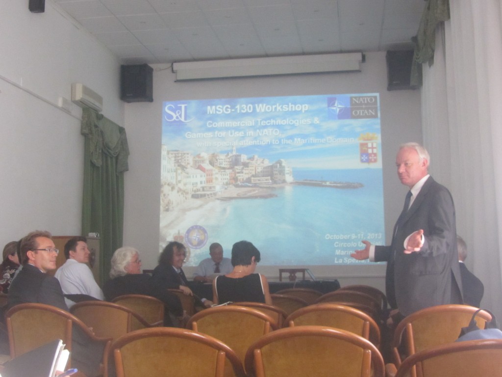 	Immersive Technologies, M&S and Serious Games in La Spezia for NATO	
