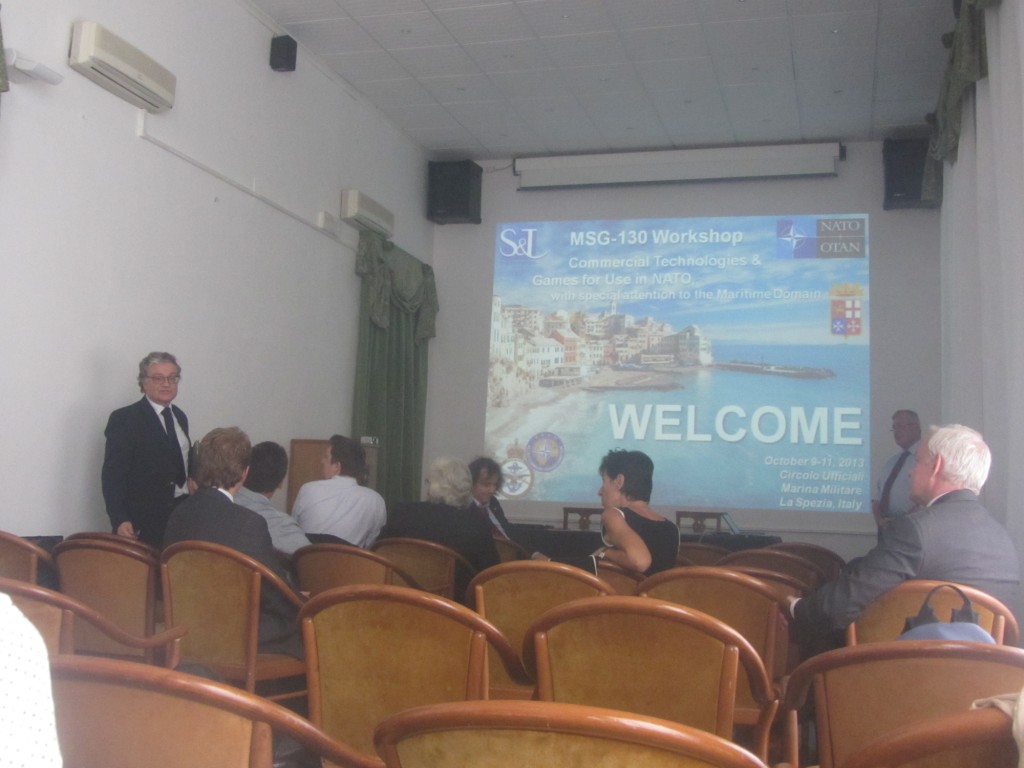 	Immersive Technologies, M&S and Serious Games in La Spezia for NATO	