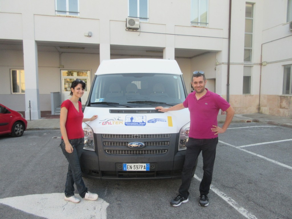 	I3M Backstage: Loading Simulation Team Van in Savona Campus, 1000 km done, 1000 to be done! September 7	