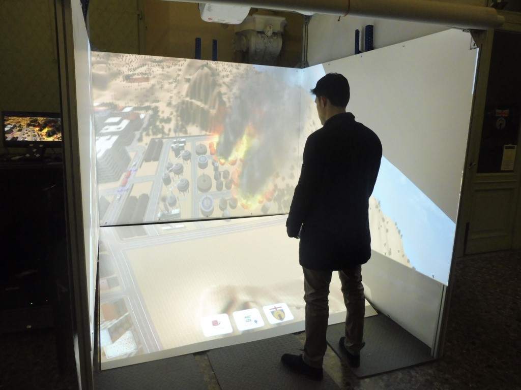 	Disaster Relief within the SPIDER, new Simulation Team Interoperable Interactive CAVE	