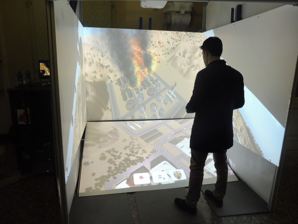 	Industrial Plant Safety and Security Simulation within the SPIDER, new Simulation Team Interoperable Interactive CAVE	