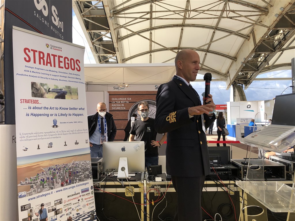 	STRATEGOS Blended Icebreaker Meeting at 60 Salone of Genoa and on the Web.	Amm.Nannini, Istituto Idrografico, Italian Navy	